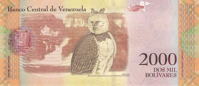 2000 Bolivares 2016